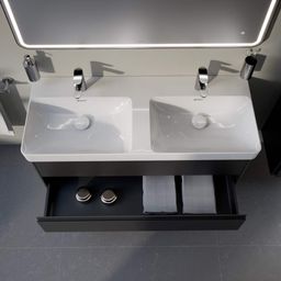 Laufen Pro X Dvojumývadlo 120 cm, biela matná H8148627571041 - galéria #2