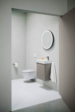 Laufen Pro X Umývadlo 48 cm, bez prepadového otvoru, otvor pre batériu vpravo, LCC, biela H8158644001141 - galéria #10