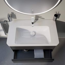 Laufen Base 2.0 Skříňka pod umyvadlo 85 cm, šedá traffic H4113021082661 - galéria #2
