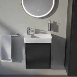 Laufen Base 2.0 Skříňka pod umyvadlo 46 cm, závěsy vlevo, šedá traffic H4112311082661 - galéria #10
