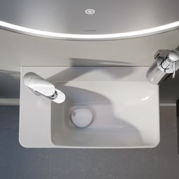 Laufen Base 2.0 Skříňka pod umyvadlo 46 cm, závěsy vlevo, šedá traffic H4112311082661 - galéria #7