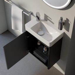 Laufen Base 2.0 Skříňka pod umyvadlo 46 cm, závěsy vlevo, šedá traffic H4112311082661 - galéria #2