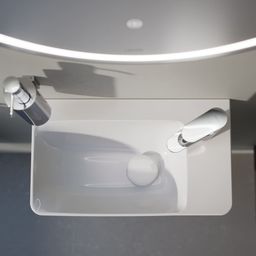Laufen Base 2.0 Skříňka pod umyvadlo 46 cm, závěsy vpravo, šedá traffic H4112321082661 - galéria #5