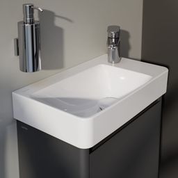 Laufen Base 2.0 Skříňka pod umyvadlo 46 cm, závěsy vpravo, šedá traffic H4112321082661 - galéria #4