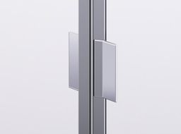 Ronal Divera Sprchové dveře 90 cm zalamovací, aluchrom/čiré D22K0905007 - galéria #2