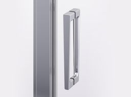 Ronal Divera Sprchové dveře 70 cm lítací 2 dílné, aluchrom/čiré D22T20705007 - galéria #1