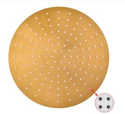 RAV Slezák Hlavová sprcha, priemer 30 cm, zlatá, kartáčovaná KS0001/4ZK - galéria #1