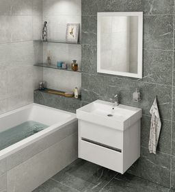 Sapho Nirona Umývadlová skrinka 57x51,5x43 cm, biela, NR060-3030 - galéria #1