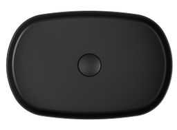 Isvea Infinity Umývadlo na dosku 55 x 36 cm, čierne matné 10NF65055-2N - galéria #1