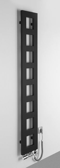 Sapho Block IR182 Radiátor kombinovaný, 28x175cm, čierny mat - galéria #3