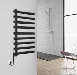 Sapho Elcor EB460 Elektrický sušiak uterákov, 48 x 92 cm, matná čierna - galéria #3