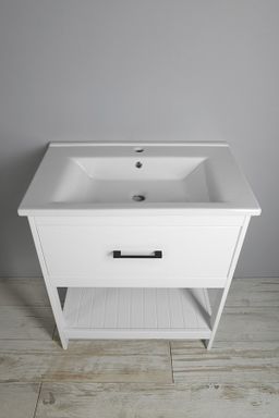 Aqualine Etide Umývadlová skrinka 71,5 cm, biely mat ET725 - galéria #1