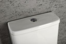 Sapho Turku Bezokrajová WC kombi misa vyvýšená, spodný/zadný odpad, biela, PC104WR - galéria #3