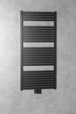 Aqualine Tondi DT486T Radiátor kombinovaný, 60x133cm, čierny mat - galéria #1