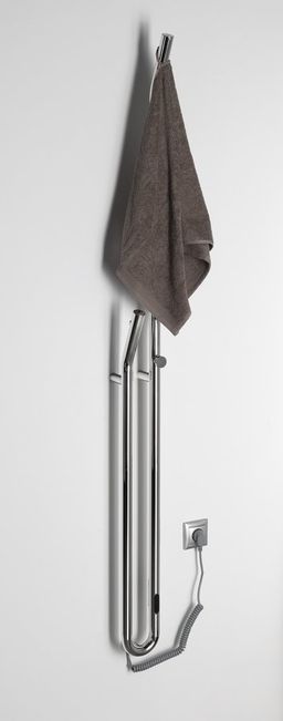 Sapho Duopasso ER730 Elektrický držiak uterákov s časovačom 12,2x170 mm, 45 W, chróm - galéria #2