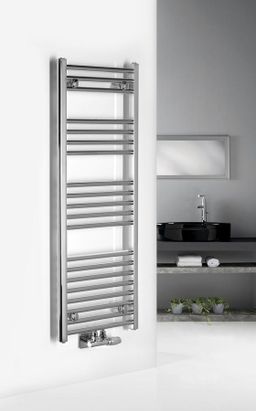 Aqualine Alya LLS308 Radiátor kombinovaný 40x118,8 cm, chróm - galéria #1