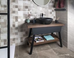 GSI Pura Kulatá umyvadlová mísa 32 cm, černá mat 885426 - galéria #2