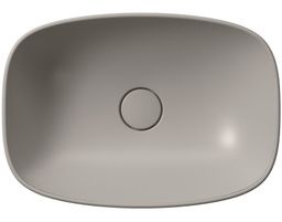 GSI Nubes Umyvadlová mísa 50x35cm, tortora mat 978405 - galéria #1