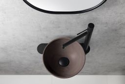 Sapho Minor Umyvadlová mísa 26 cm, tmavě hnědá MR26015 - galéria #3