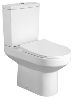 WC misa Sapho Vermet, zadný/spodný odpad, biela VR038-432 - galéria #1