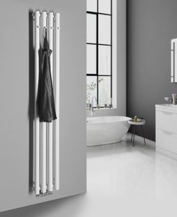 Sapho Pilon IZ121T Radiátor kombinovaný, 27x180cm, biely mat - galéria #3