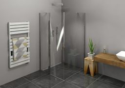 Polysan Zoom Sprchový kút 100x100 cm, L/P, číre sklo/chróm ZL1310ZL3210 - galéria #1