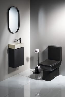 Sapho Margitha Umývátko 38 cm, otvor pro baterii vpravo, ivory MGT38221 - galéria #3