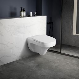 Aqualine Denica WC závesné, Vortex Rimless, biela PS8512 - galéria #5