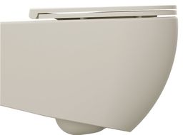 Isvea Infinity WC závesné, Rimless 36,5x53cm, ivory 10NF02005-2K - galéria #1