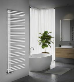 Aqualine Poseidon PS517 Radiátor kombinovaný, 55x174 cm, bílá - galéria #2
