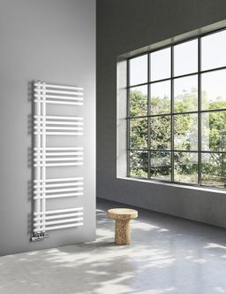 Sapho Nympha LLN125W Radiátor kombinovaný, 50x125 cm, bílá mat - galéria #1