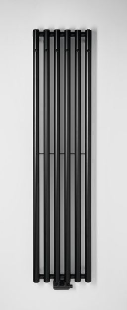 Sapho Pilon IZ132T Radiátor kombinovaný, 41,8x180 cm, černá mat - galéria #2
