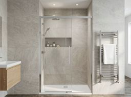Gelco Luxor Sprchové dveře 150 cm, chrom/čiré sklo GU1215CH - galéria #1