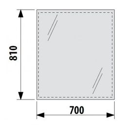 Jika Číre zrkadlo 70x81 H4557311731441 - galéria #1