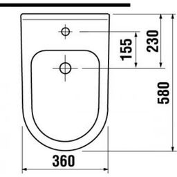 Jika Mio stojaci bidet H8327120003041 - galéria #1