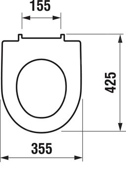 Jika Záchodová doska Lyra Plus Duroplast pre závesné WC H8933843000631 - galéria #1