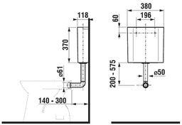 Jika Modul WC splachovača, plast H8937100000001 - galéria #1