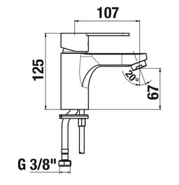 Jika Umývadlová batéria Lyra Smart, chróm H3111Z10041101 - galéria #1