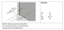 Hüppe Aura Pure Boční stěna, 100 cm, chrom AP0214069322 - galéria #2