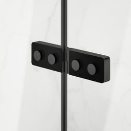 EBS Time Black Sprchové dvere 80 cm, pravé, matné čierne - galéria #5