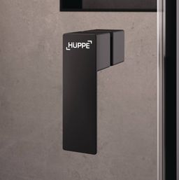 Hüppe Qube Krídlové dvere 100 cm, čiré sklo/matná čierna CB0103.123.322 - galéria #1
