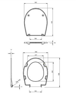 KOLO Rekord SoftClose Záchodová doska, biele K90117000 - galéria #1