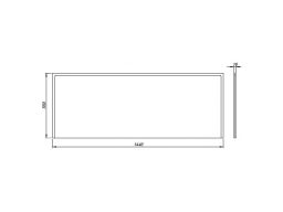 KOLO Uni 2 Predný panel 150 cm, biely PWP2351000 - galéria #1