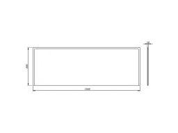 KOLO Uni 2 Predný panel 160 cm, biely PWP2361000 - galéria #1