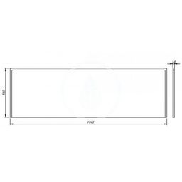 KOLO Uni 2 Predný panel 180 cm, biely PWP2382000 - galéria #1