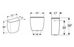 KOLO Rekord Splachovacia nádržka 3/6 l, biela K94009000 - galéria #1