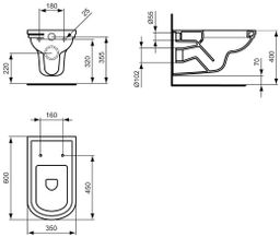 Ideal Standard Záchodová doska Calla T627801 - galéria #5