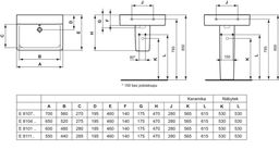 Ideal Standard Connect Umývadlo 55x17,5x46 cm, biele Ideal plus E8111MA - galéria #1