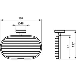 Ideal Standard IOM Držiak drôteného mydla A9112AA - galéria #1