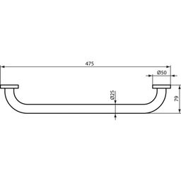 Ideal Standard Rukoväť vane IOM A9126AA - galéria #1